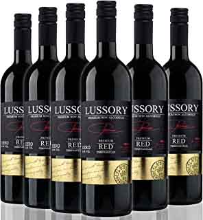 Lussory Tempranillo - vino tinto sin alcohol caja de 6 x750 ml - Total 4500 ml